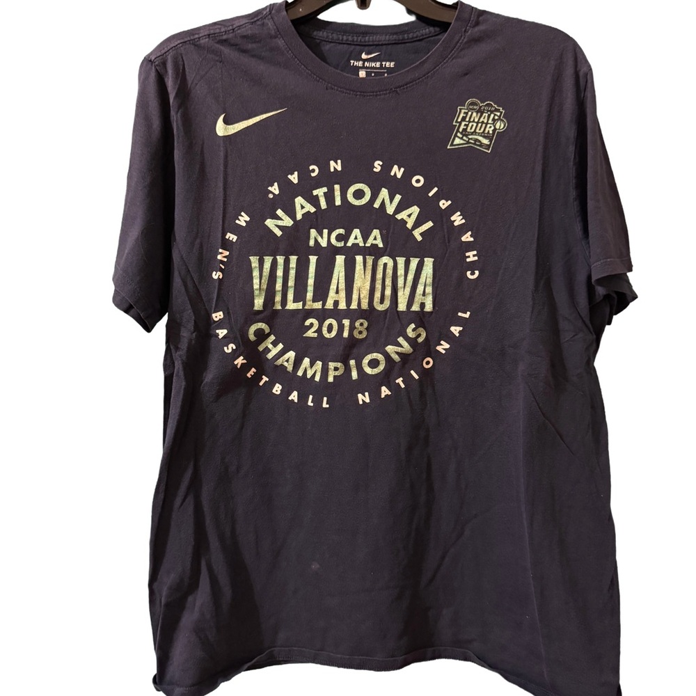 Villanova University NCAA 2018 Basketball Champions Nike Tee Shirt, Large